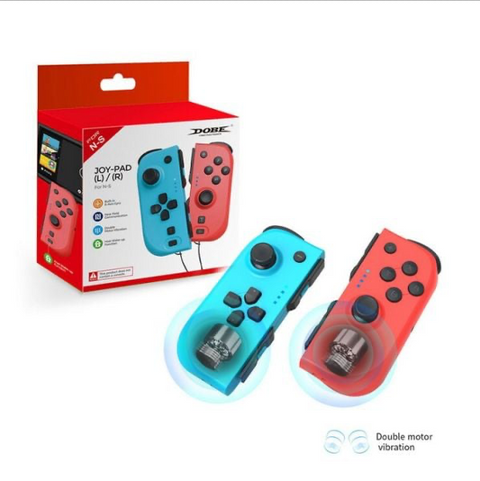 Dobe, TNS-0163, Nintendo Switch Joy-Pad, L + R, BT 5.0, Built-in 6-Axis Gyro, NFC Turbo, Double Motor Vibration