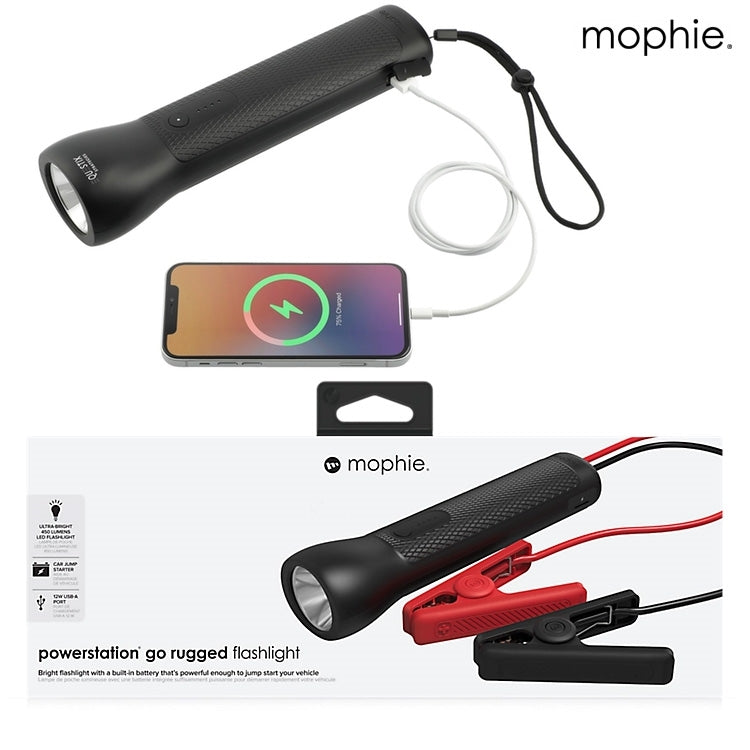 Mophie Powerstation Flash Light with Jump Start and Powerbank 9900mah