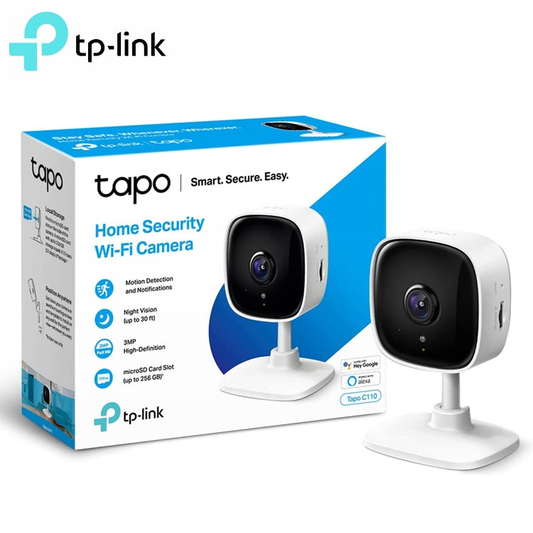 TP-Link Tapoo C110 Home Security WI-FI Camera 3MP (256GB)