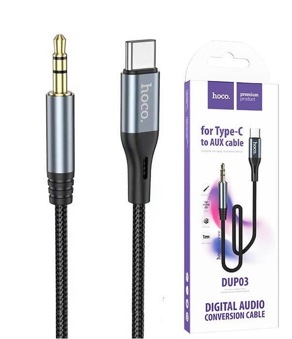 Hoco DUP03 Digital Audio Conversion Cable For Type-C to AUX