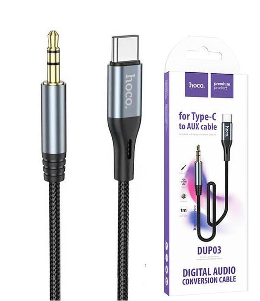 Hoco DUP03 Digital Audio Conversion Cable For Type-C to AUX