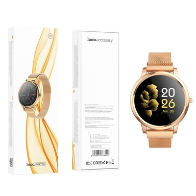 Hoco Y8 Smart Sports Watch Rose Gold